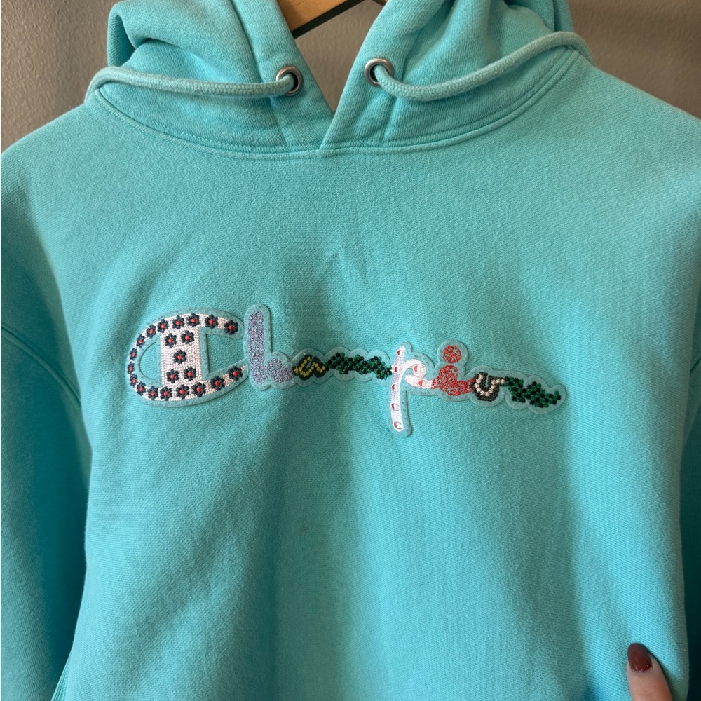 Champion Turquoise Hoodie
